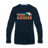 Golden, Colorado Long Sleeve T-Shirt - Retro Mountain Unisex Golden Long Sleeve Shirt