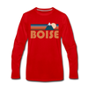 Boise, Idaho Long Sleeve T-Shirt - Retro Mountain Unisex Boise Long Sleeve Shirt