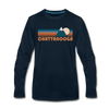 Chattanooga, Tennessee Long Sleeve T-Shirt - Retro Mountain Unisex Chattanooga Long Sleeve Shirt
