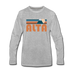 Alta, Utah Long Sleeve T-Shirt - Retro Mountain Unisex Alta Long Sleeve Shirt - heather gray