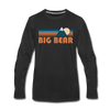 Big Bear, California Long Sleeve T-Shirt - Retro Mountain Unisex Big Bear Long Sleeve Shirt