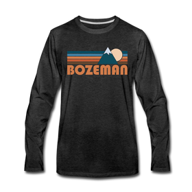 Bozeman, Montana Long Sleeve T-Shirt - Retro Mountain Unisex Bozeman Long Sleeve Shirt