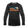 Bozeman, Montana Long Sleeve T-Shirt - Retro Mountain Unisex Bozeman Long Sleeve Shirt