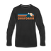 California Long Sleeve T-Shirt - Retro Mountain Unisex California Long Sleeve Shirt - black