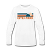 Estes Park, Colorado Long Sleeve T-Shirt - Retro Mountain Unisex Estes Park Long Sleeve Shirt - white
