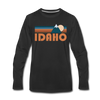 Idaho Long Sleeve T-Shirt - Retro Mountain Unisex Idaho Long Sleeve Shirt