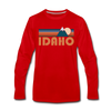 Idaho Long Sleeve T-Shirt - Retro Mountain Unisex Idaho Long Sleeve Shirt