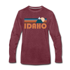 Idaho Long Sleeve T-Shirt - Retro Mountain Unisex Idaho Long Sleeve Shirt