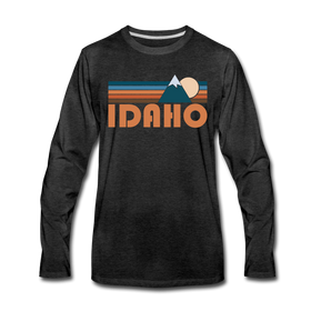 Idaho Long Sleeve T-Shirt - Retro Mountain Unisex Idaho Long Sleeve Shirt