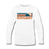 Ridgway, Colorado Long Sleeve T-Shirt - Retro Mountain Unisex Ridgway Long Sleeve Shirt - white