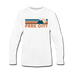 Park City, Utah Long Sleeve T-Shirt - Retro Mountain Unisex Park City Long Sleeve Shirt - white