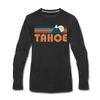 Tahoe, California Long Sleeve T-Shirt - Retro Mountain Unisex Tahoe Long Sleeve Shirt - black