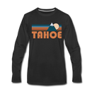 Tahoe, California Long Sleeve T-Shirt - Retro Mountain Unisex Tahoe Long Sleeve Shirt - black