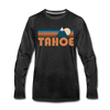 Tahoe, California Long Sleeve T-Shirt - Retro Mountain Unisex Tahoe Long Sleeve Shirt - charcoal gray