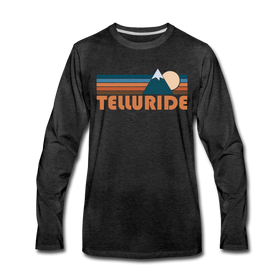 Telluride, Colorado Long Sleeve T-Shirt - Retro Mountain Unisex Telluride Long Sleeve Shirt