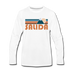 Salida, Colorado Long Sleeve T-Shirt - Retro Mountain Unisex Salida Long Sleeve Shirt - white