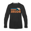 Salida, Colorado Long Sleeve T-Shirt - Retro Mountain Unisex Salida Long Sleeve Shirt - black