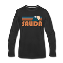 Salida, Colorado Long Sleeve T-Shirt - Retro Mountain Unisex Salida Long Sleeve Shirt - black