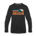 Salida, Colorado Long Sleeve T-Shirt - Retro Mountain Unisex Salida Long Sleeve Shirt - black
