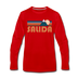 Salida, Colorado Long Sleeve T-Shirt - Retro Mountain Unisex Salida Long Sleeve Shirt - red
