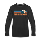 Mammoth, California Long Sleeve T-Shirt - Retro Mountain Unisex Mammoth Long Sleeve Shirt - black
