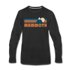Mammoth, California Long Sleeve T-Shirt - Retro Mountain Unisex Mammoth Long Sleeve Shirt - black