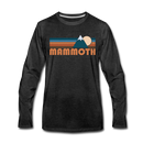 Mammoth, California Long Sleeve T-Shirt - Retro Mountain Unisex Mammoth Long Sleeve Shirt - charcoal gray