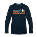 Mammoth, California Long Sleeve T-Shirt - Retro Mountain Unisex Mammoth Long Sleeve Shirt - deep navy
