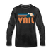 Vail, Colorado Long Sleeve T-Shirt - Retro Mountain Unisex Vail Long Sleeve Shirt - charcoal gray