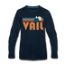 Vail, Colorado Long Sleeve T-Shirt - Retro Mountain Unisex Vail Long Sleeve Shirt - deep navy