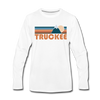 Truckee, California Long Sleeve T-Shirt - Retro Mountain Unisex Truckee Long Sleeve Shirt - white