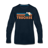 Truckee, California Long Sleeve T-Shirt - Retro Mountain Unisex Truckee Long Sleeve Shirt