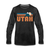 Utah Long Sleeve T-Shirt - Retro Mountain Unisex Utah Long Sleeve Shirt