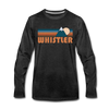 Whistler, Canada Long Sleeve T-Shirt - Retro Mountain Unisex Whistler Long Sleeve Shirt