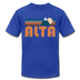 Alta, Utah T-Shirt - Retro Mountain Unisex Alta T Shirt - royal blue