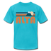 Alta, Utah T-Shirt - Retro Mountain Unisex Alta T Shirt - turquoise
