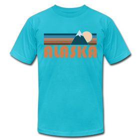 Alaska T-Shirt - Retro Mountain Unisex Alaska T Shirt