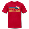 Alaska T-Shirt - Retro Mountain Unisex Alaska T Shirt