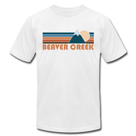 Beaver Creek, Colorado T-Shirt - Retro Mountain Unisex Beaver Creek T Shirt - white