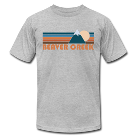 Beaver Creek, Colorado T-Shirt - Retro Mountain Unisex Beaver Creek T Shirt - heather gray