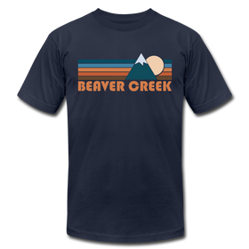 Beaver Creek, Colorado T-Shirt - Retro Mountain Unisex Beaver Creek T Shirt - navy