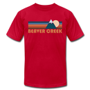 Beaver Creek, Colorado T-Shirt - Retro Mountain Unisex Beaver Creek T Shirt - red