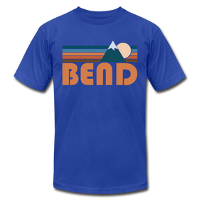 Bend, Oregon T-Shirt - Retro Mountain Unisex Bend T Shirt - royal blue