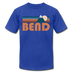 Bend, Oregon T-Shirt - Retro Mountain Unisex Bend T Shirt - royal blue