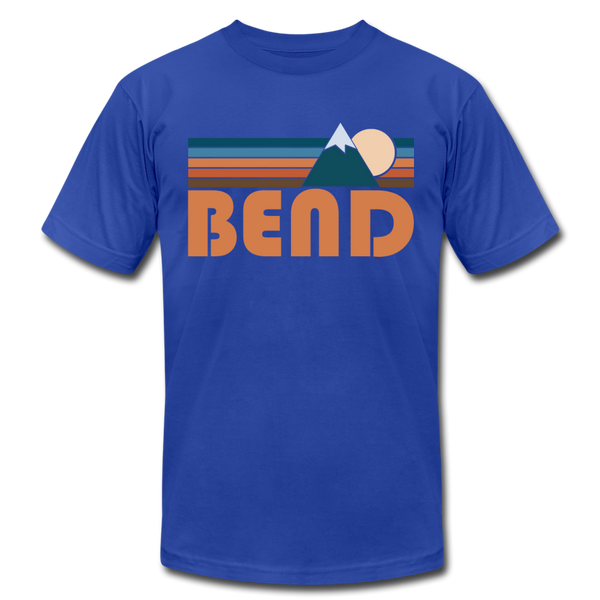 Bend, Oregon T-Shirt - Retro Mountain Unisex Bend T Shirt - royal blue