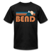 Bend, Oregon T-Shirt - Retro Mountain Unisex Bend T Shirt - black