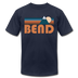 Bend, Oregon T-Shirt - Retro Mountain Unisex Bend T Shirt - navy
