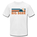 Big Bear, California T-Shirt - Retro Mountain Unisex Big Bear T Shirt - white