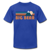 Big Bear, California T-Shirt - Retro Mountain Unisex Big Bear T Shirt - royal blue