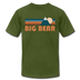 Big Bear, California T-Shirt - Retro Mountain Unisex Big Bear T Shirt - olive